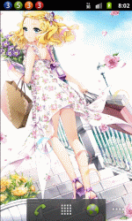 甜美动漫女生 安卓动态壁纸下载 安卓手机主题下载